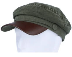 Peabody Cotton/Linen Olive Vega Cap - Stetson -Stetson 4063633129209 5
