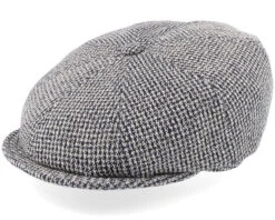 Hatteras Cotton Jersey Blue/White Flat Cap - Stetson