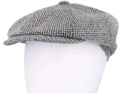 Hatteras Cotton Jersey Blue/White Flat Cap - Stetson -Stetson 4063633129476 5