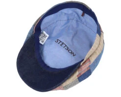 Hatteras Patchwork Patchwork Flat Cap - Stetson -Stetson 4063633129803 4