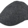 Texas Virgin Wool/Linen Grey Flat Cap - Stetson