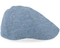 Texas Virgin Wool/Linen Blue Flat Cap - Stetson -Stetson 4063633131523 3