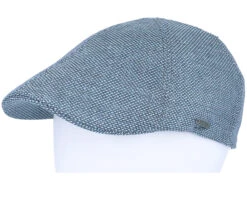 Texas Virgin Wool/Linen Blue Flat Cap - Stetson -Stetson 4063633131523 5