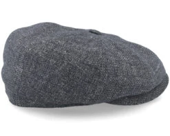 Hatteras Virgin Wool/Linen Grey Flat Cap - Stetson 7 Hatteras Virgin Wool/Linen Grey Flat Cap - Stetson -Stetson 4063633131615 3