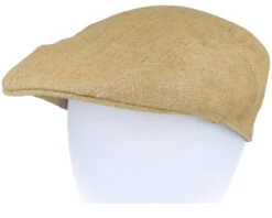 Ivy Cap Linen Sustainable Beige Flat Cap - Stetson -Stetson 4063633131936 5
