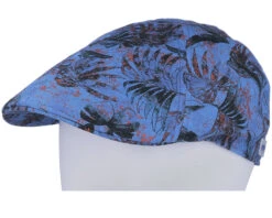 Texas Organic Linen Sustainable Blue Flat Cap - Stetson -Stetson 4063633132148 5