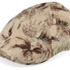 Texas Organic Linen Sustainable Beige Flat Cap - Stetson