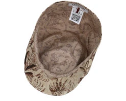 Texas Organic Linen Sustainable Beige Flat Cap - Stetson -Stetson 4063633132209 4