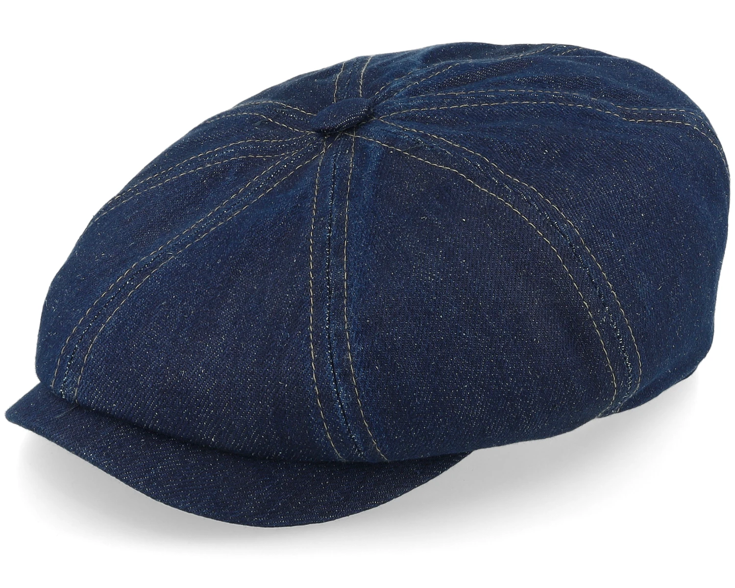Hatteras Sustainable Denim Blue Flat Cap - Stetson 1 Hatteras Sustainable Denim Blue Flat Cap - Stetson