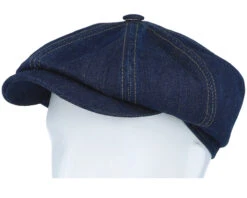 Hatteras Sustainable Denim Blue Flat Cap - Stetson 9 Hatteras Sustainable Denim Blue Flat Cap - Stetson -Stetson 4063633132872 5