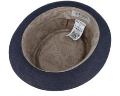 Sustainable Denim Blue Pork Pie - Stetson -Stetson 4063633132926 4