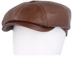 Hatteras Lamb Nappa Brown Flat Cap - Stetson 9 Hatteras Lamb Nappa Brown Flat Cap - Stetson -Stetson 4063633135163 5