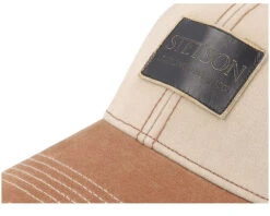 Baseball Leather Patch Vintage Beige Adjustable - Stetson 11 Baseball Leather Patch Vintage Beige Adjustable - Stetson -Stetson 4063633135552 6