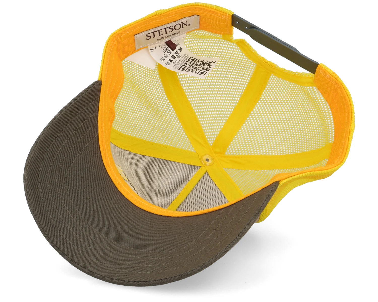 Ape Sustainable Beige/Olive/Yellow Trucker - Stetson 5 Ape Sustainable Beige/Olive/Yellow Trucker - Stetson - Image 5