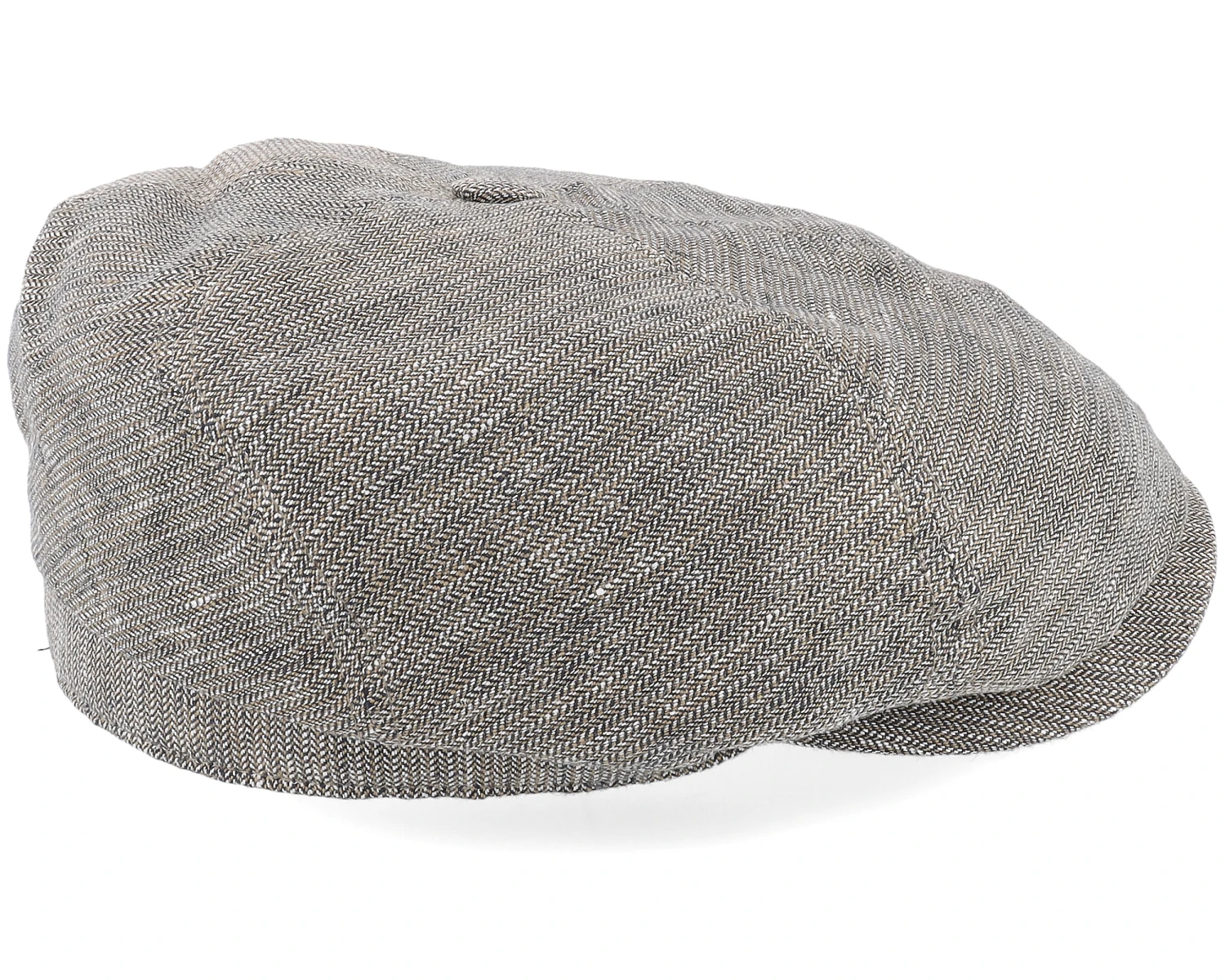 6-panel Cap Linen Brown/Beige Flat Cap - Stetson 3 6-panel Cap Linen Brown/Beige Flat Cap - Stetson - Image 3