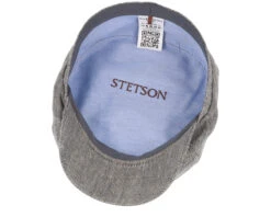 6-panel Cap Linen Brown/Beige Flat Cap - Stetson 8 6-panel Cap Linen Brown/Beige Flat Cap - Stetson -Stetson 4063633135859 4