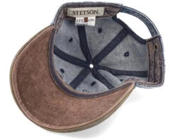 Baseball Denim Vintage Distressed Blue/Beige Dad Cap - Stetson 10 Baseball Denim Vintage Distressed Blue/Beige Dad Cap - Stetson -Stetson 4063633136054 5