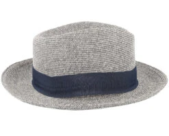 Toyo Grey/Blue Fedora - Stetson 6 Toyo Grey/Blue Fedora - Stetson -Stetson 4063633136986 3