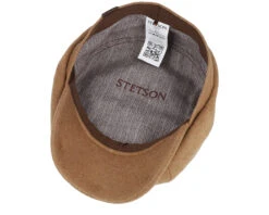 Hatteras Wool/Cashmere Camel Flatcap - Stetson -Stetson 4063633143823 4