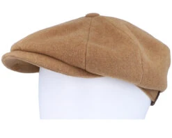 Hatteras Wool/Cashmere Camel Flatcap - Stetson -Stetson 4063633143823 5