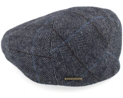 Kent Wool Charcoal Flatcap - Stetson -Stetson 4063633143991 2
