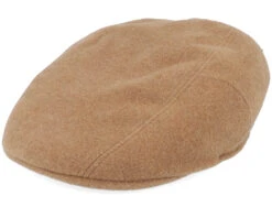 Ivy Cap Wool/Cashmere Camel Flat Cap - Stetson