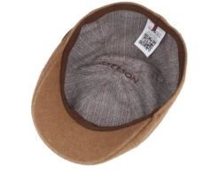 Texas Wool/Cashmere Camel Flat Cap - Stetson -Stetson 4063633144295 4