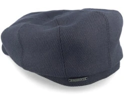 Hatteras Wool Twill Charcoal Flat Cap - Stetson 8 Hatteras Wool Twill Charcoal Flat Cap - Stetson -Stetson 4063633147227 3