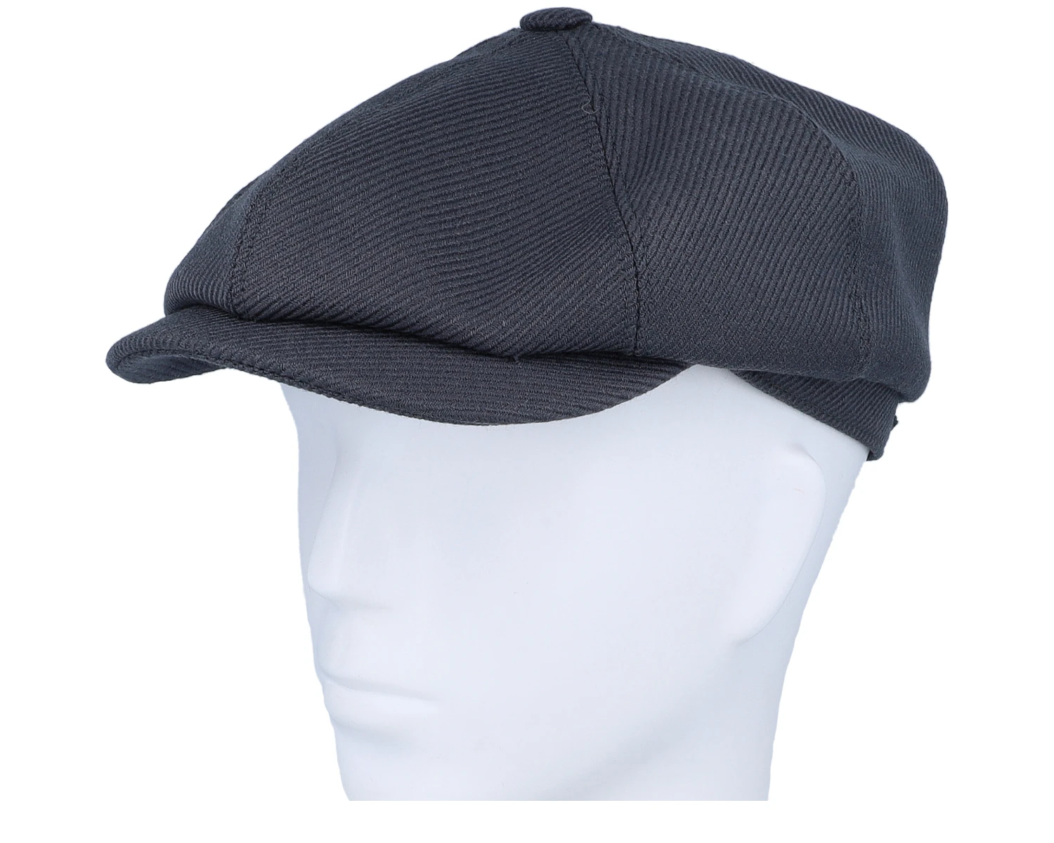 Hatteras Wool Twill Charcoal Flat Cap - Stetson 5 Hatteras Wool Twill Charcoal Flat Cap - Stetson - Image 5