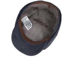 Hatteras Wool Twill Charcoal Flat Cap - Stetson 11 Hatteras Wool Twill Charcoal Flat Cap - Stetson -Stetson 4063633147227 6