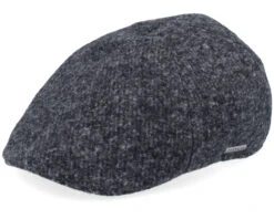 Texas Jersey Dark Grey Flat Cap - Stetson