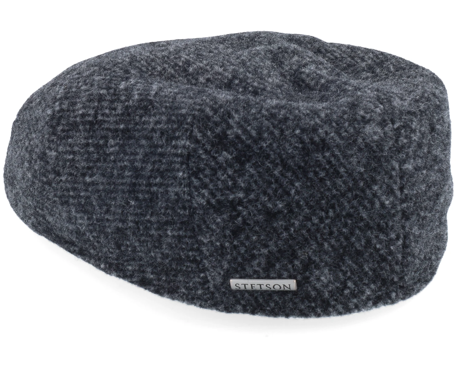 Ivy Cap Jersey Black/Charcoal Flat Cap - Stetson 2 Ivy Cap Jersey Black/Charcoal Flat Cap - Stetson - Image 2