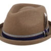 Player Woolfelt Light Brown Fedora - Stetson