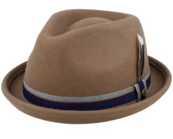 Player Woolfelt Light Brown Fedora - Stetson