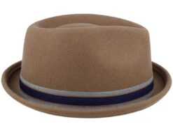 Player Woolfelt Light Brown Fedora - Stetson -Stetson 4063633148620 3