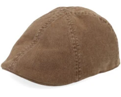 Texas Soft Cotton Brown Flat Cap - Stetson