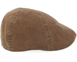 Texas Soft Cotton Brown Flat Cap - Stetson -Stetson 4063633149207 3