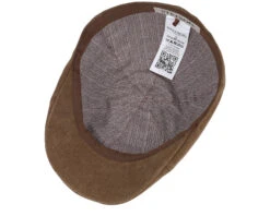 Texas Soft Cotton Brown Flat Cap - Stetson -Stetson 4063633149207 4