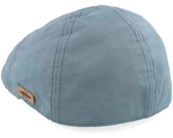 Texas Waxed Cotton Light Blue Flat Cap - Stetson -Stetson 4063633149535 2