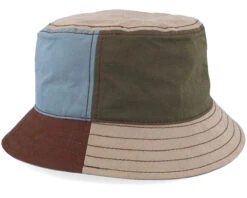 Bucket Waxed Cotton Color Block Multi Bucket - Stetson -Stetson 4063633149672 4