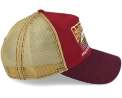 Eagle Head Red/Maroon Trucker - Stetson -Stetson 4063633151545 4