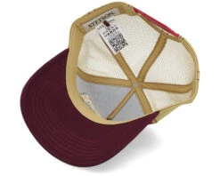 Eagle Head Red/Maroon Trucker - Stetson -Stetson 4063633151545 5