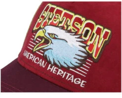Eagle Head Red/Maroon Trucker - Stetson -Stetson 4063633151545 6