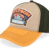 Cap Hacksaw Beige/Dark Green/Yellow Trucker - Stetson