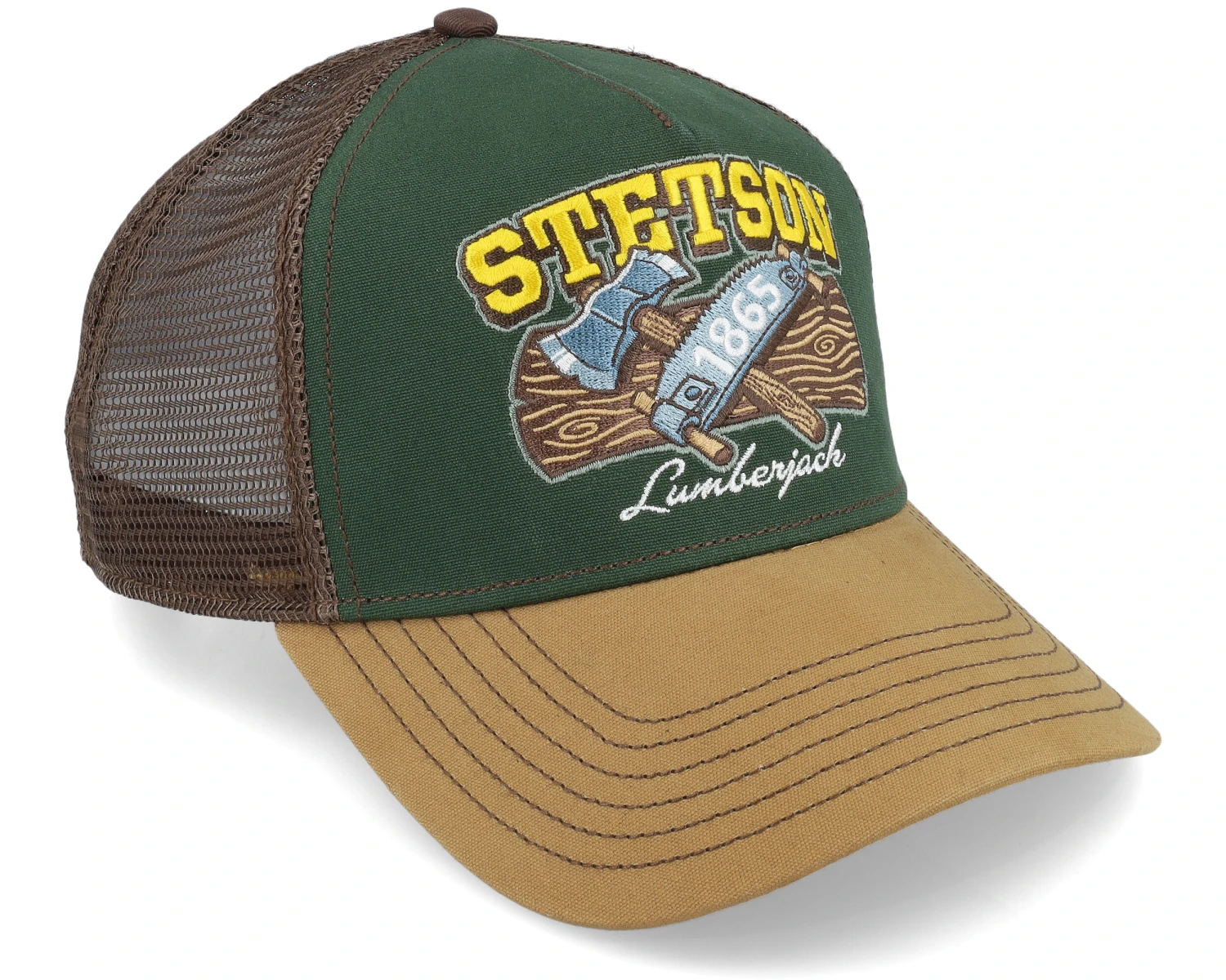Lumberjack Green Trucker - Stetson 2 Lumberjack Green Trucker - Stetson - Image 2