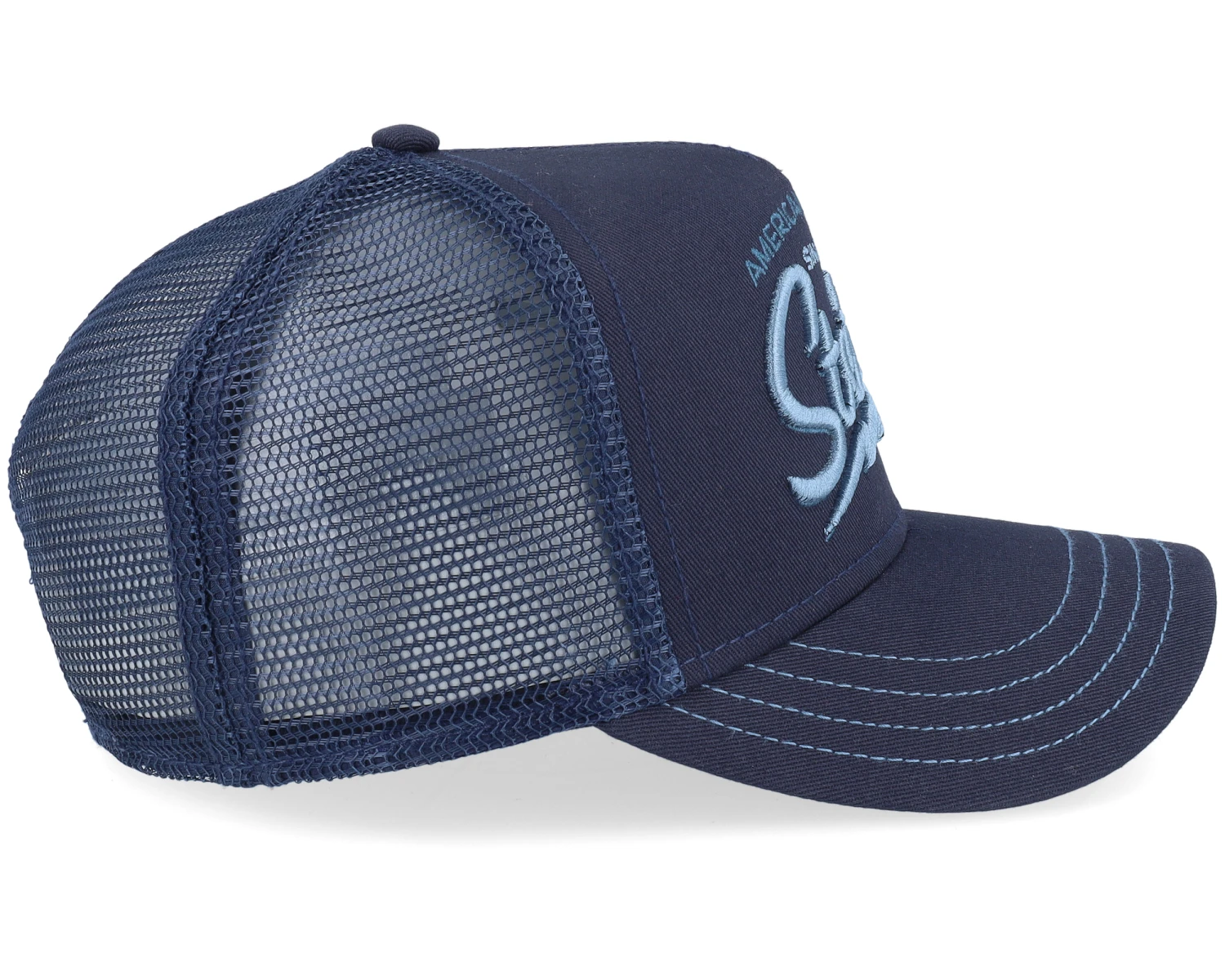 Kids American Heritage Classic Navy Trucker - Stetson 4 Kids American Heritage Classic Navy Trucker - Stetson - Image 4