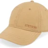 Baseball Cap Brushed Twill Camel Dad Cap - Stetson