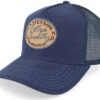 Vintage Brushed Twill Navy Trucker - Stetson