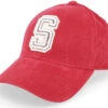 Baseball Cap Sustainable Corduroy Red Adjustable - Stetson