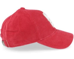 Baseball Cap Sustainable Corduroy Red Adjustable - Stetson -Stetson 4063633152559 4